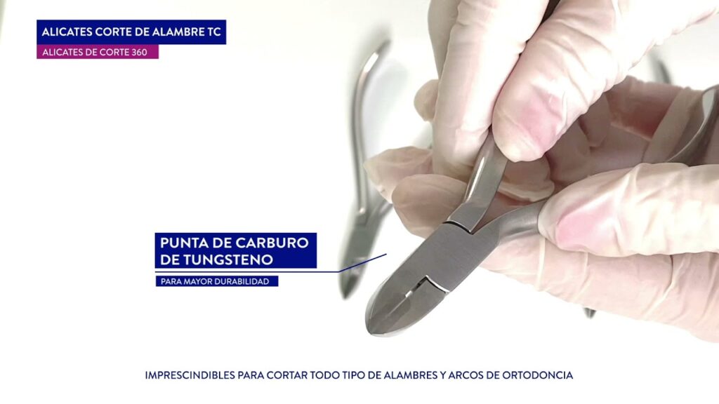 alicate de corte uso y forma en ortodoncia