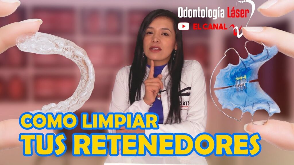 aparato de ortodoncia limpio