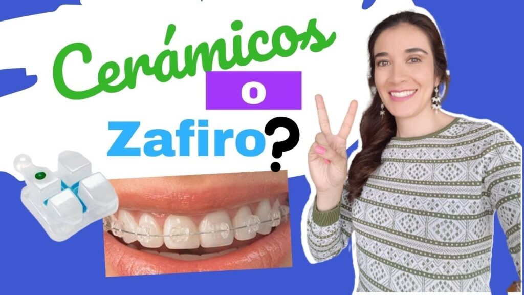 diferencia en ortodoncia metalica porcelana y zafiro